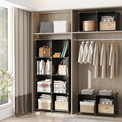 AWTATOS in a closet setup demonstrating compact use and space saving