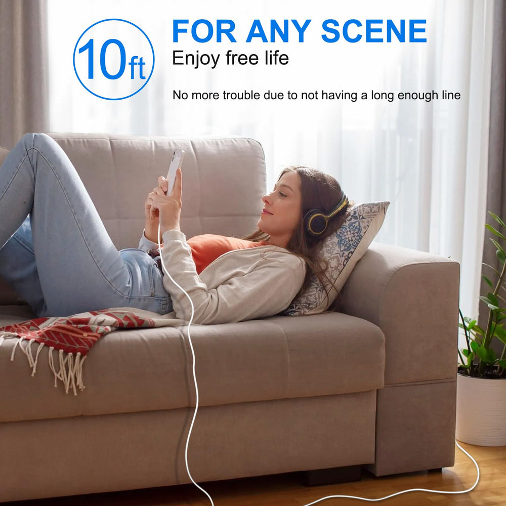 AXAYINC empaque con los 3 cables y 3 cargadores listos para usar