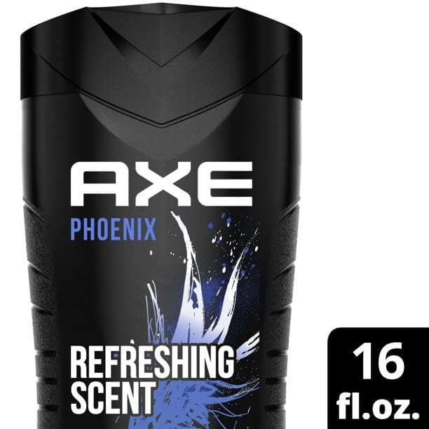 AXE Phoenix four-pack group shot showing value and multi-bottle supply benefit