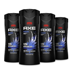 AXE Phoenix front packaging showing mint rosemary scent and benefit