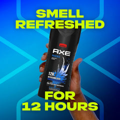 AXE Phoenix in shower being used for an invigorating, wake-up benefit