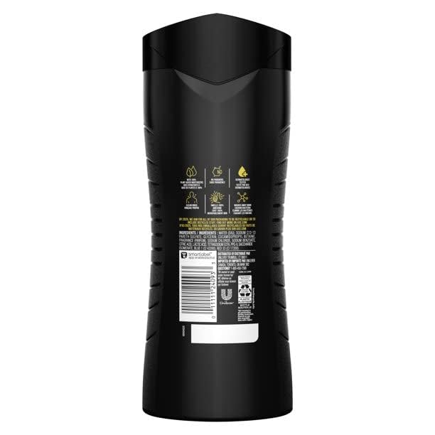 AXE Phoenix recycled bottle stamp emphasizing eco-friendly recycled plastic benefit