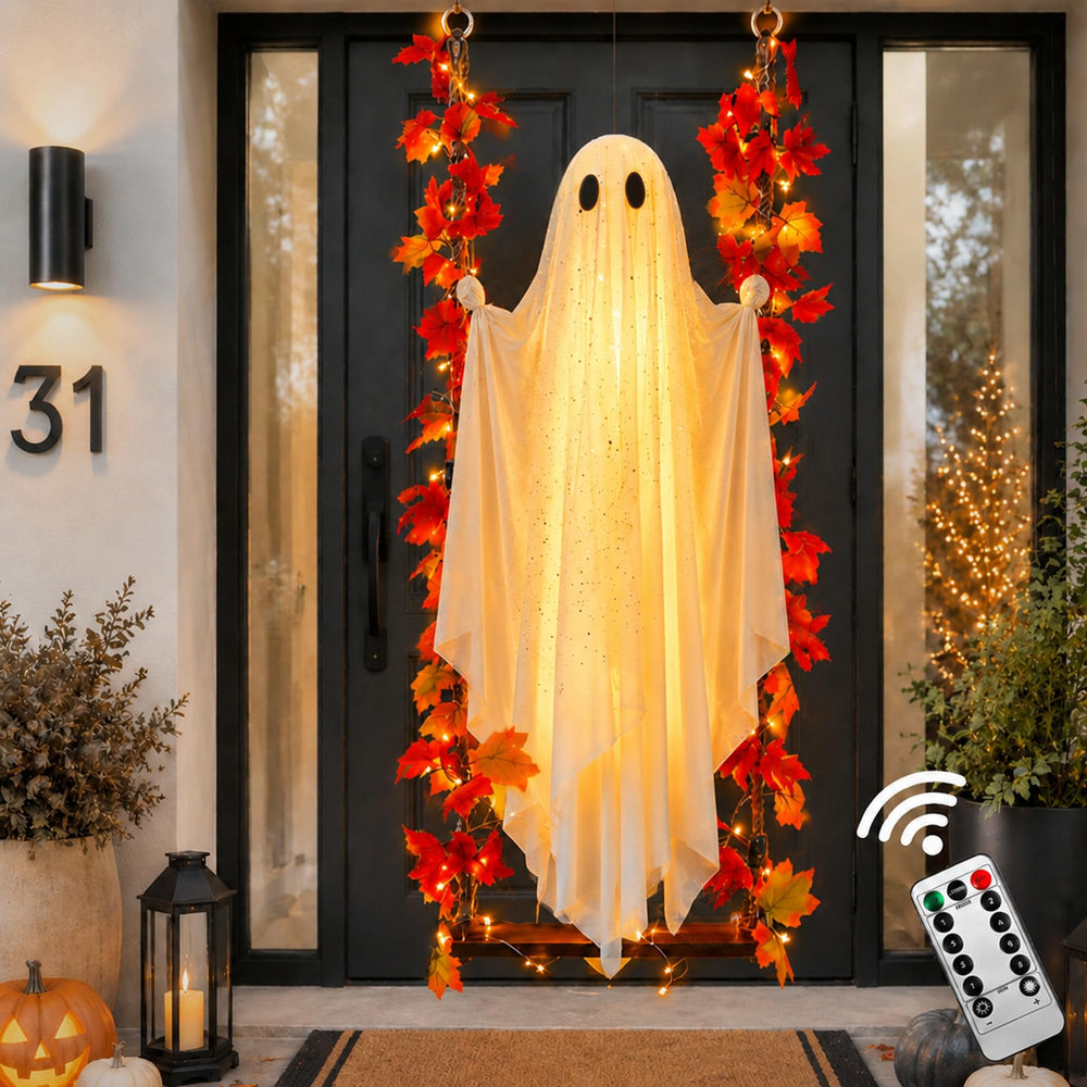 AYGXU fantasma frontal colgante iluminado, atrae miradas exteriores