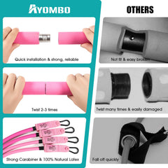 Ayombo conector metálico giratorio 360° que evita enredos y mejora fluidez de movimiento