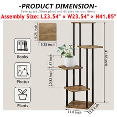 AZERPIAN plant stand in living room showing stylish multi-plant display