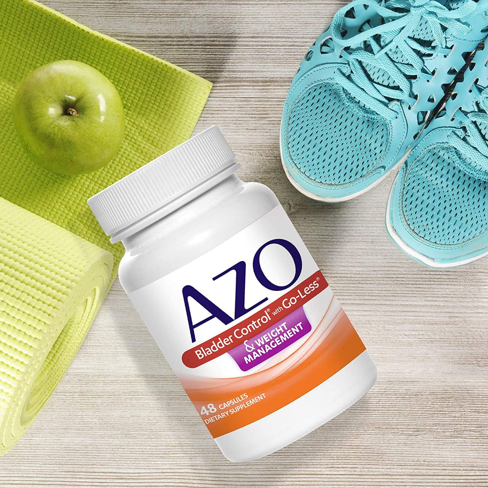 AZO ingredients display with pumpkin seed, soy, cissus to emphasize natural support