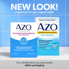 close-up of AZO single capsule highlighting easy-swallow design