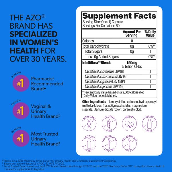AZO on bathroom shelf lifestyle scene suggesting daily routine support