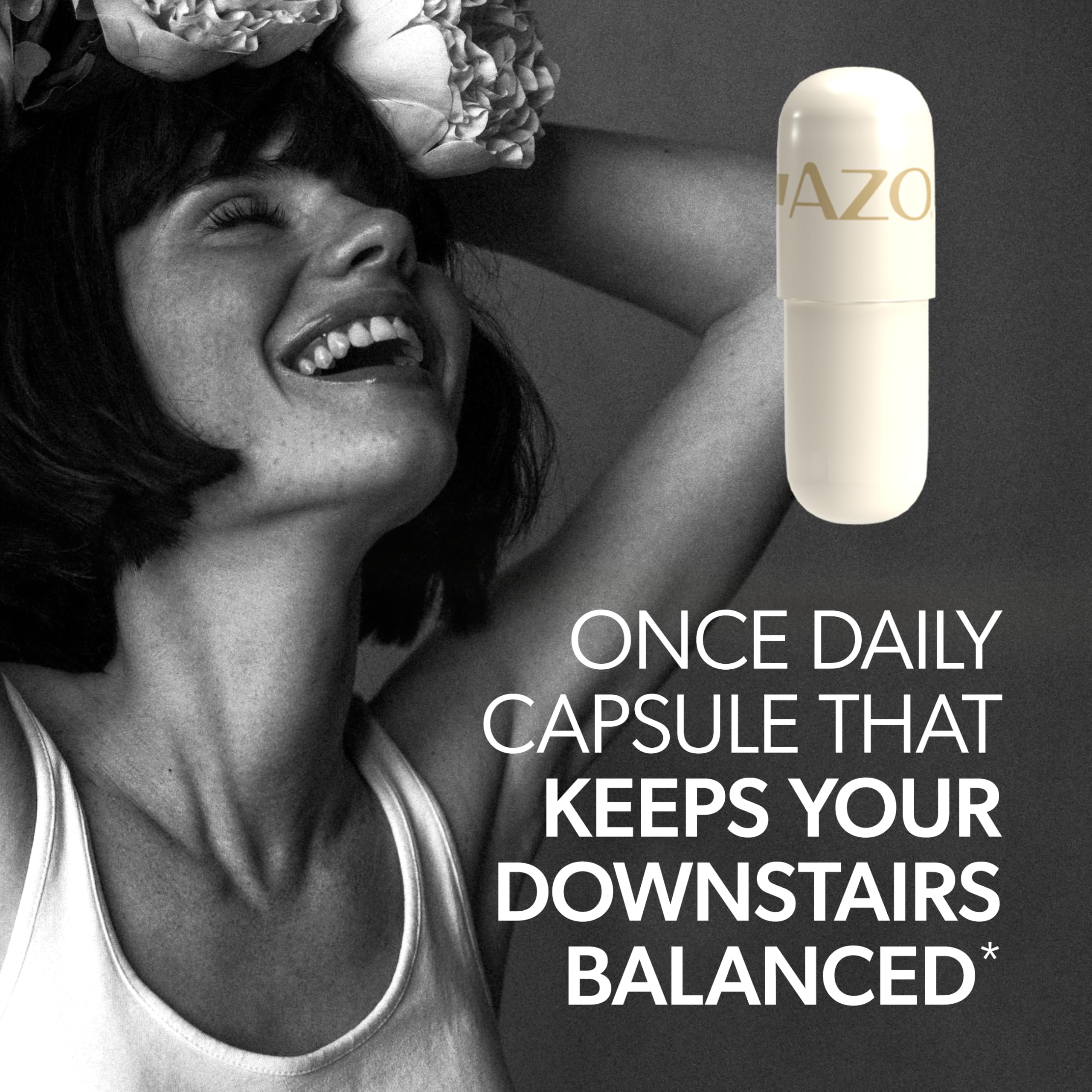macro view of AZO capsule texture emphasizing stable probiotic delivery