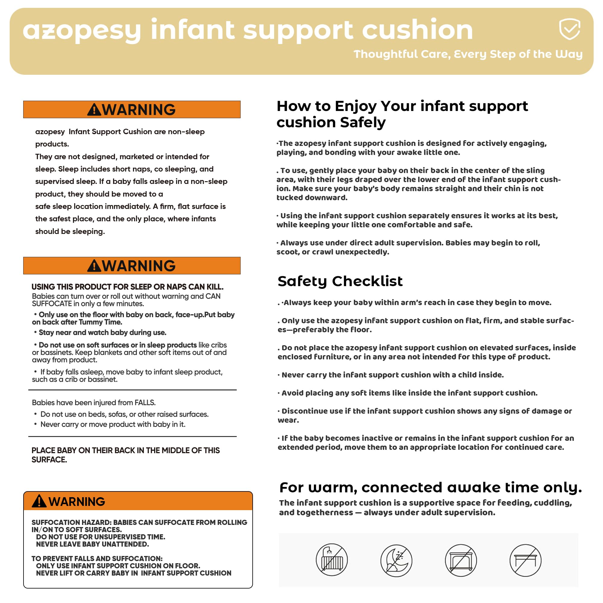 azopesy in nursery lifestyle setting showing versatile everyday convenience