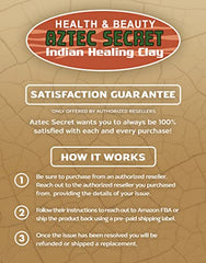 Aztec Secret textura de arcilla bentonita en primer plano, pureza natural