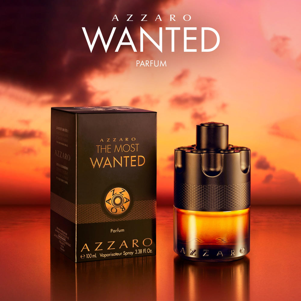 Azzaro etiqueta y tapón del frasco, presentado como regalo distinguido