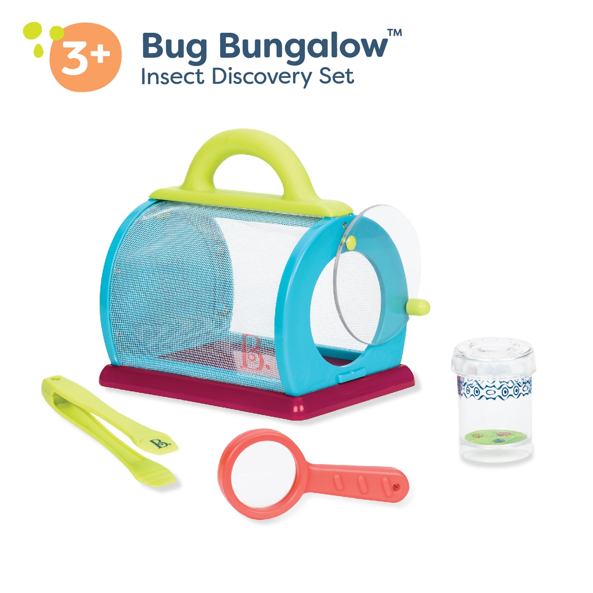 B. toys puerta abatible para liberar insectos de manera segura