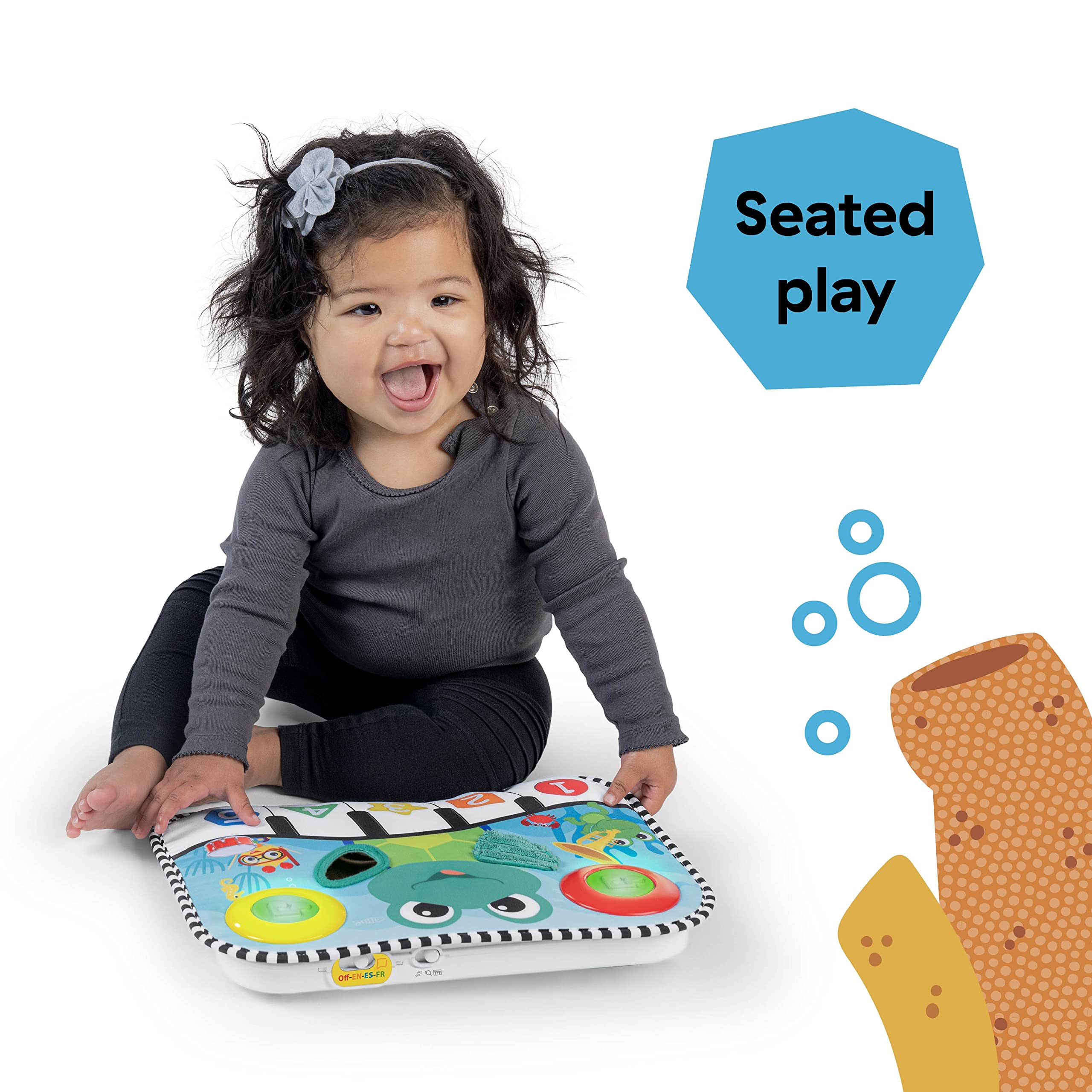 Baby Einstein infant kicking pad producing lights and musical feedback