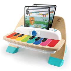 Baby Einstein Hape piano front view showing keys and colorful design for engaging play