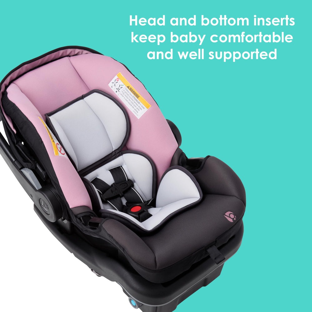 Baby Trend smooth bottom surface protecting vehicle upholstery during placement