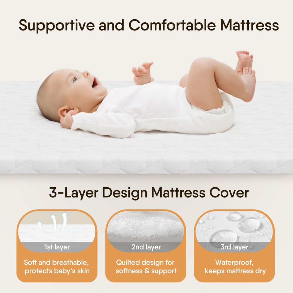 BabyBond drop side lowered beside an adult bed for easy nighttime access