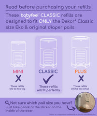Babyfeel detalle de textura multicapa de bolsa para mayor contención