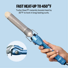 BaBylissPRO comparación de tamaño del barril 1,25" con mechón para referencia de escala