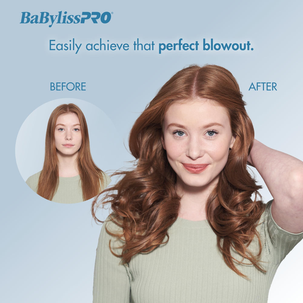 BaBylissPRO primer plano de la superficie flocked que sujeta el cabello sin enredos
