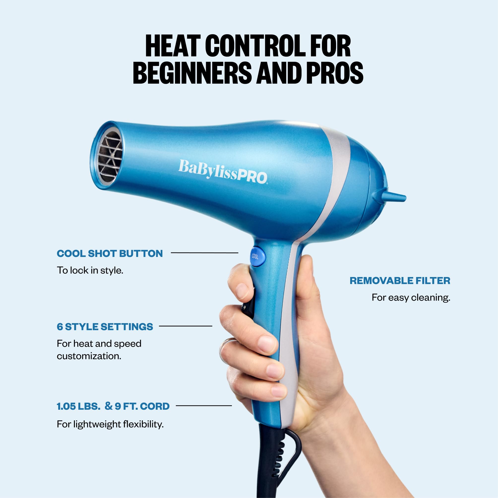 BaBylissPRO peine alisador accesorio para domar cabello grueso fácilmente
