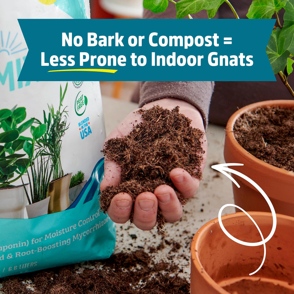Back to the Roots etiqueta con ingredientes orgánicos y micorrizas detalladas