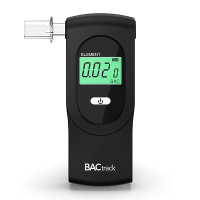 BACtrack front view showing compact design and button for quick testing benefit