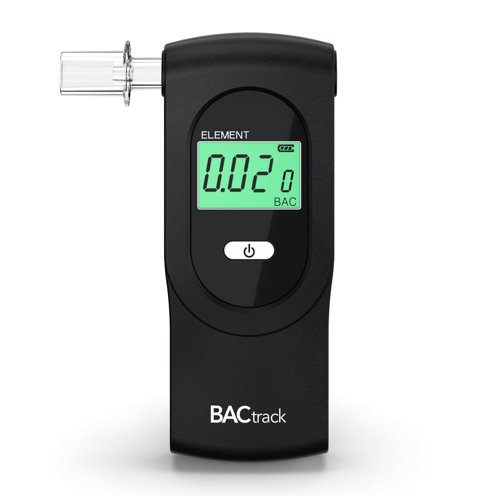 BACtrack front view showing compact design and button for quick testing benefit