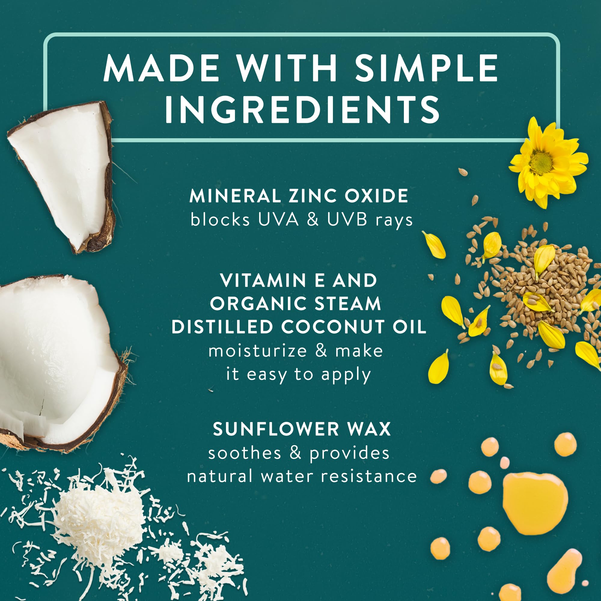 Badger etiqueta con lista de ingredientes naturales y orgánicos