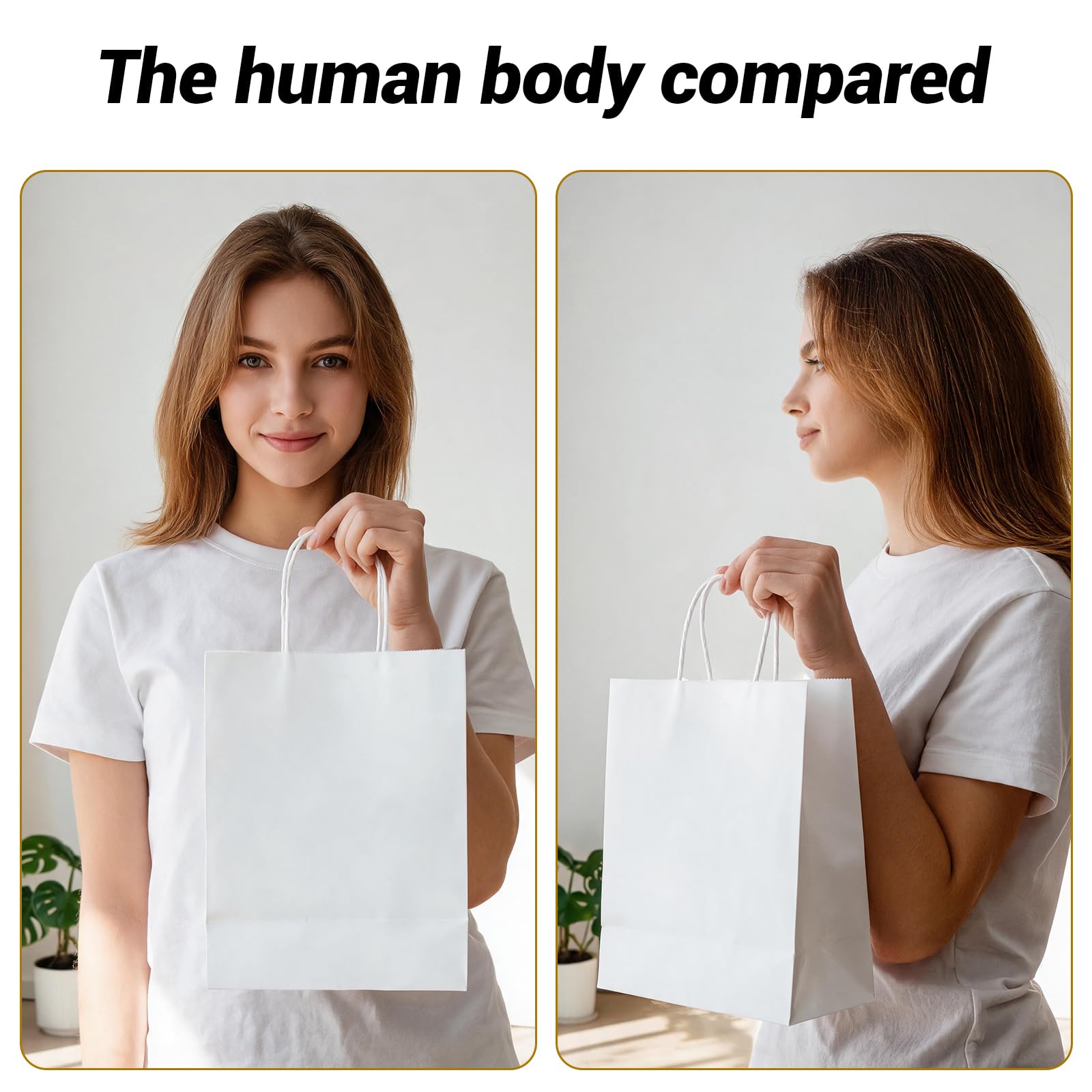 bagmad bolsa abierta con contenido de regalo, apariencia elegante y útil