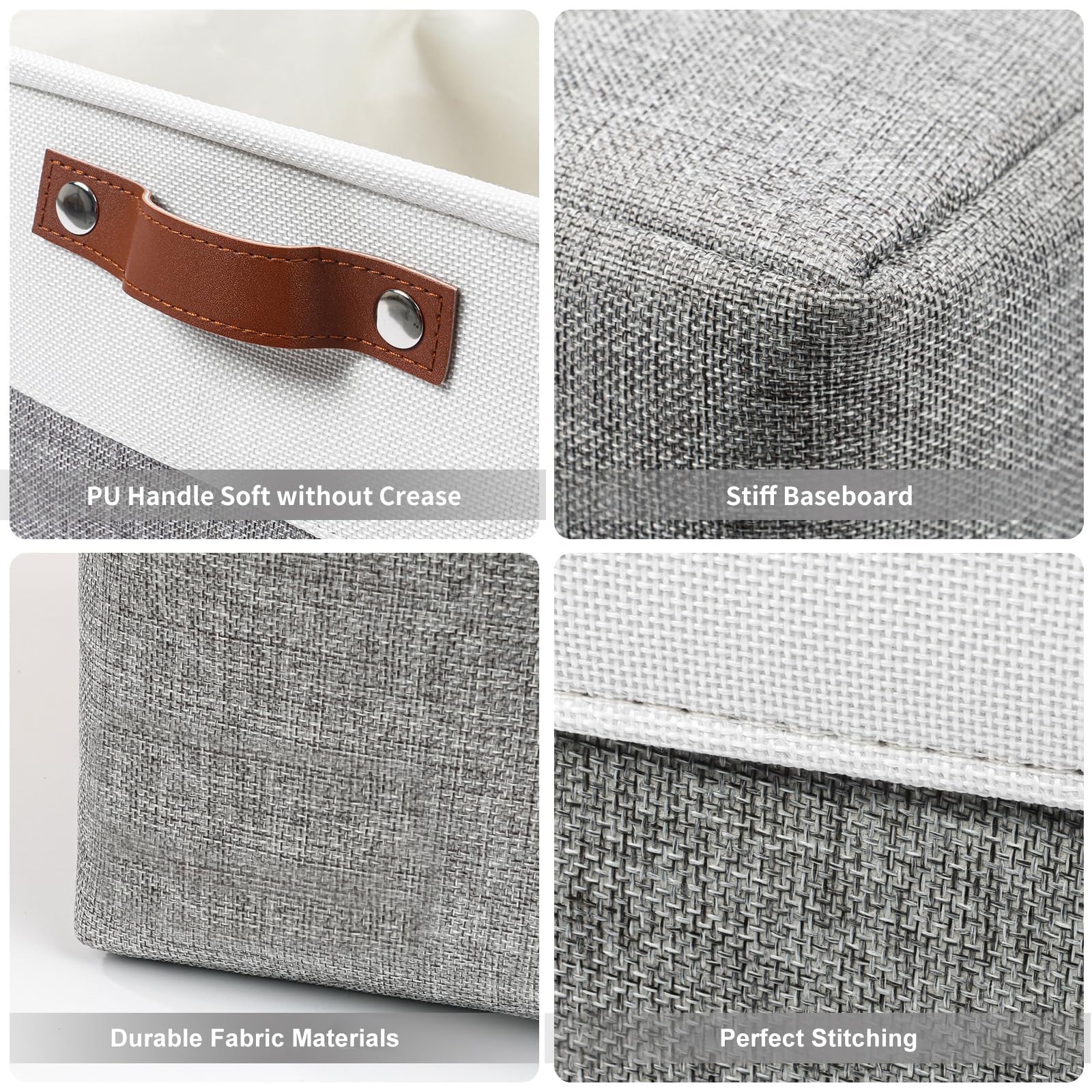 Bagnizer cestas colocadas en estantería mostrando integración decorativa y ahorro de espacio