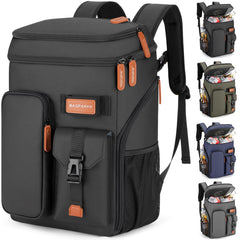BAGPARKK front view showing double-deck design and organized pockets for convenience