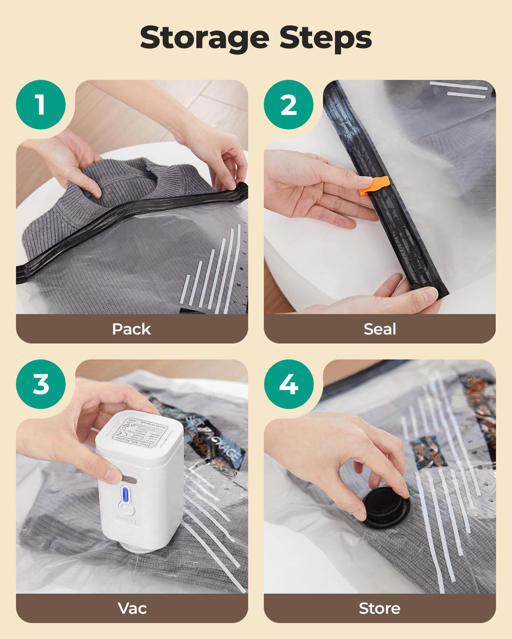 BAGSMART accesorios: bolsa de aseo, funda para zapatos y bolsa de ropa sucia organizando equipaje