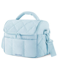 BAGSMART vista frontal azul claro mostrando diseño elegante y práctico