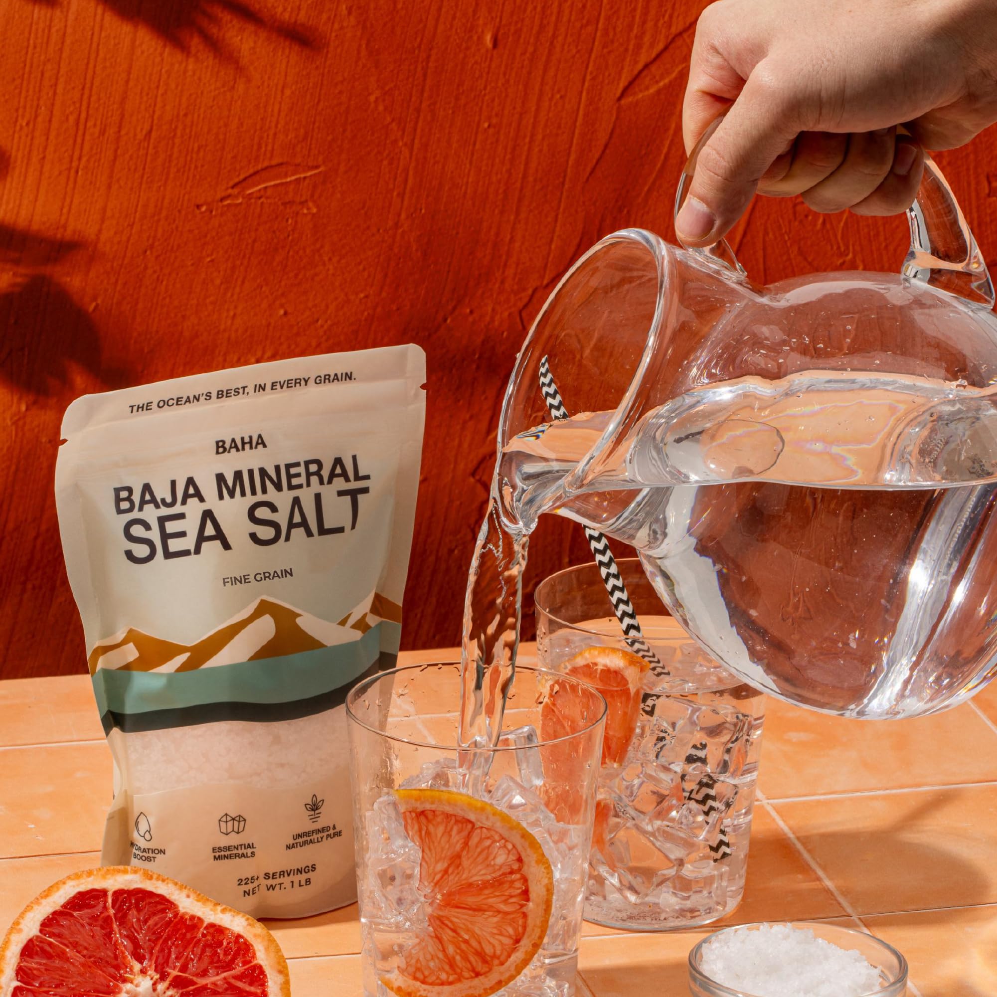Baha Sea Salt etiqueta con origen trazable, transparencia y confianza