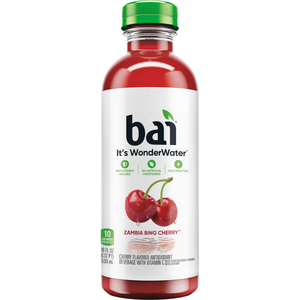 Bai etiqueta destacando vitamina C y zinc como beneficios