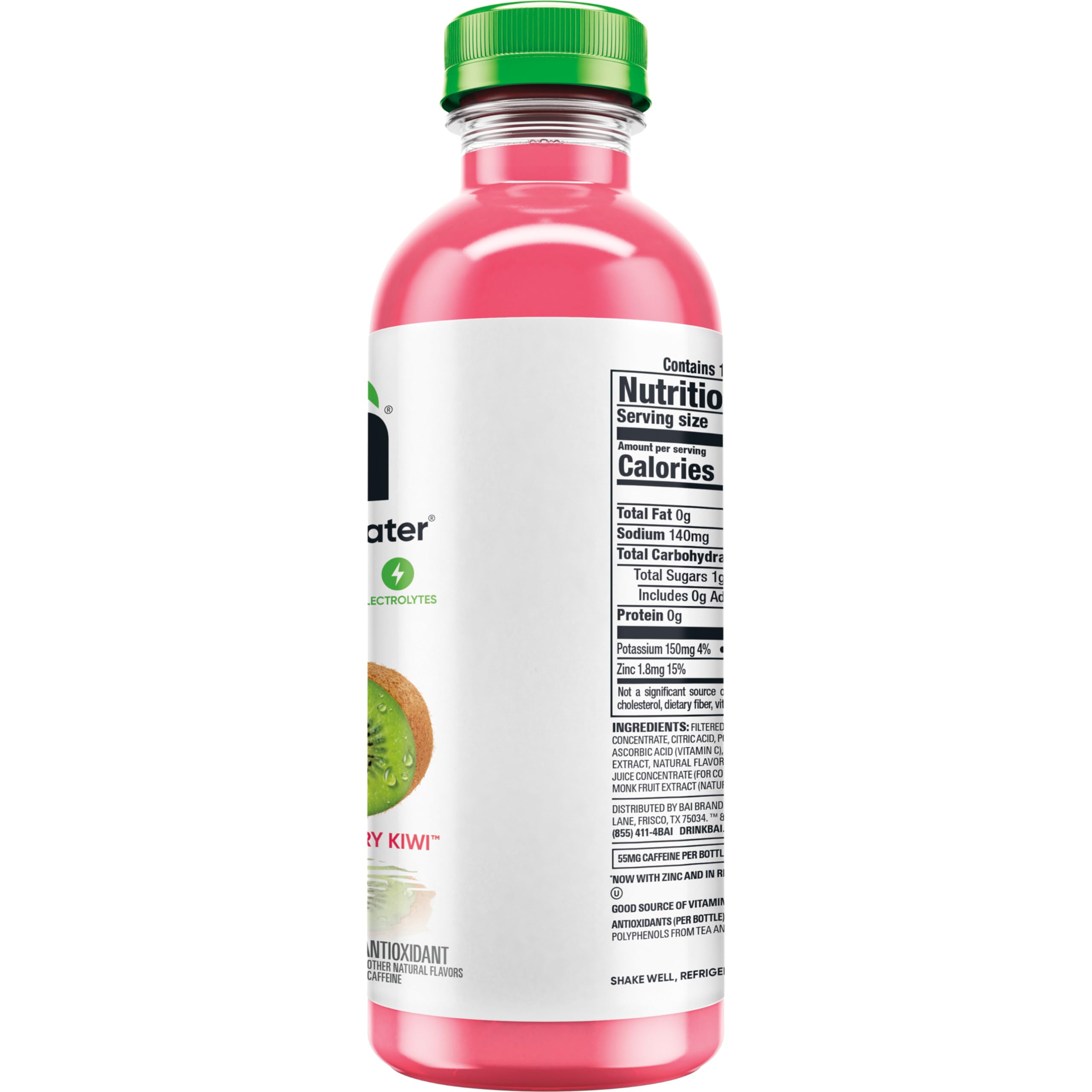 Bai recycled bottle mark spotlighting sustainability and eco benefit