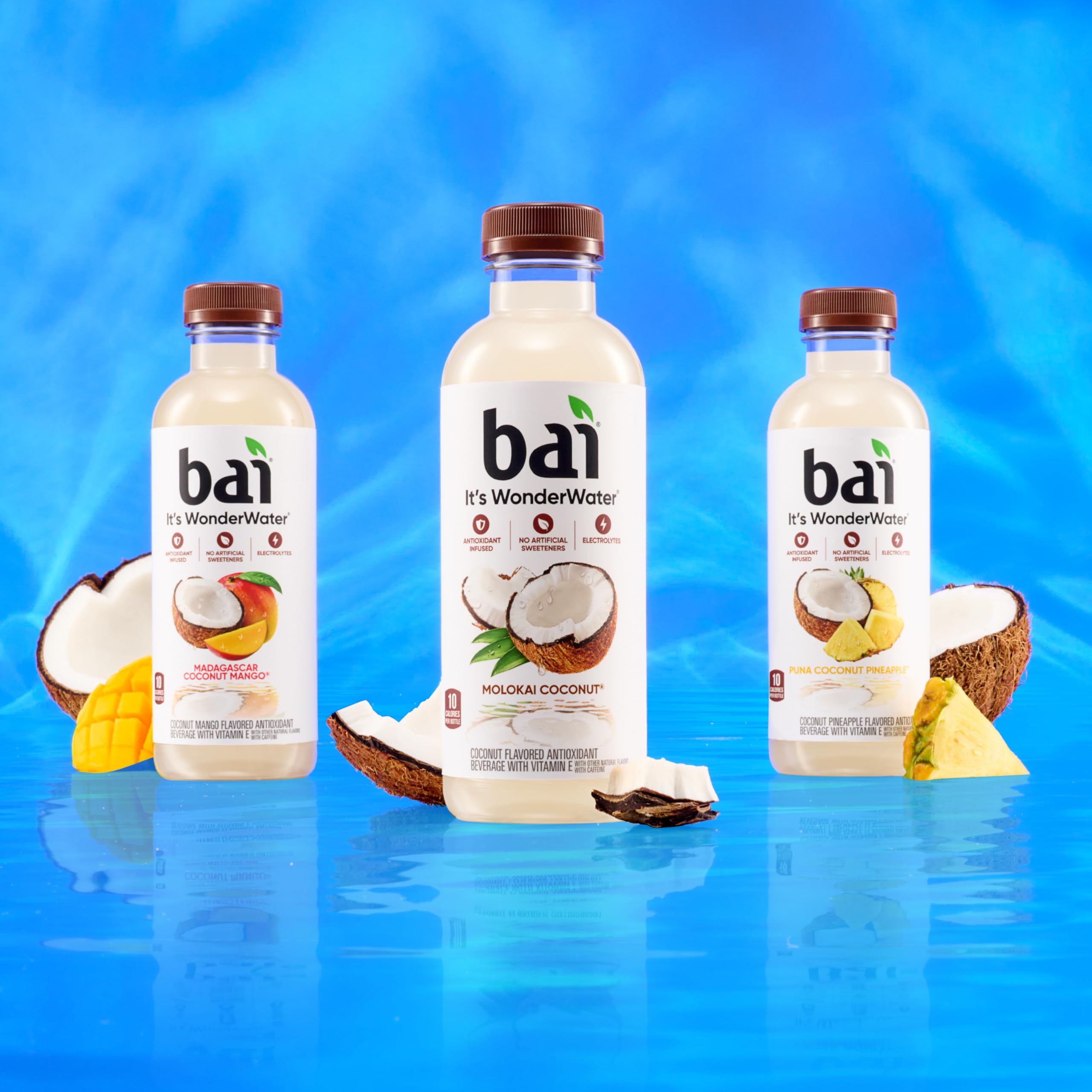 Bai pack de 12 botellas presentadas para almacenamiento doméstico útil