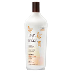 Bain de Terre envase frontal passion flower mostrando tamaño y etiqueta beneficios