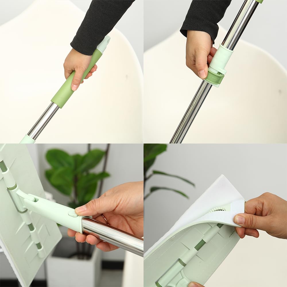 BAISENJIE comparación de tamaño con mano, mango telescópico cómodo para usuarios
