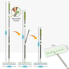 BAISENJIE almohadilla de microfibra en primer plano, atrapa polvo y pelo eficientemente