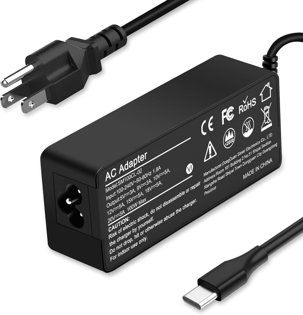 BAJ cargador 100W frontal mostrando diseño compacto y potencia