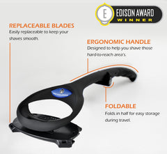 baKblade cabezal curvado en primer plano para seguimiento natural espalda