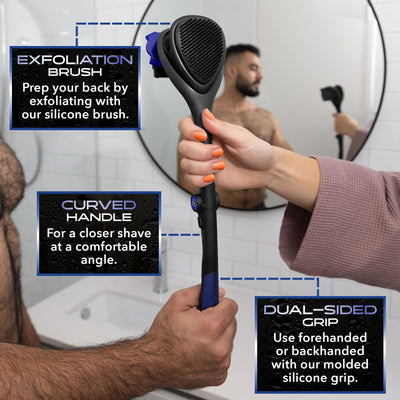 BakBlade agarre de silicona detalle para mayor comodidad y antideslizante