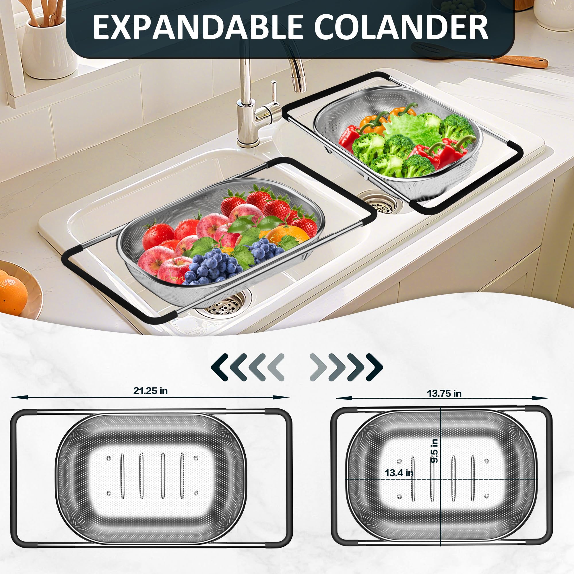 Balavina comparación de tamaño para visualizar escala en la cocina