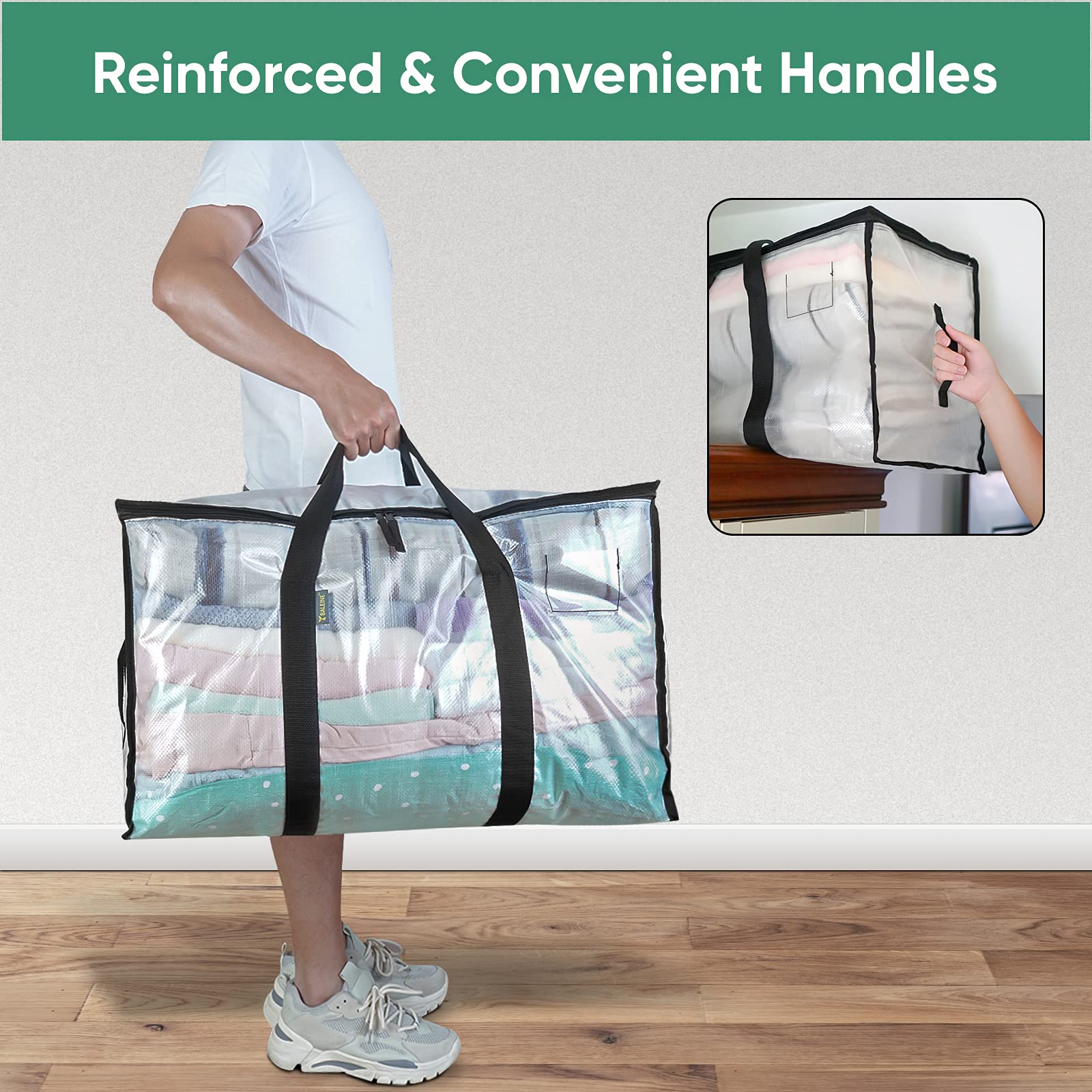 BALEINE bags in a moving scene demonstrating convenient transport
