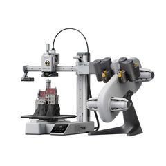 Bambu Lab A1 Mini front view showing compact build and fast printing benefits