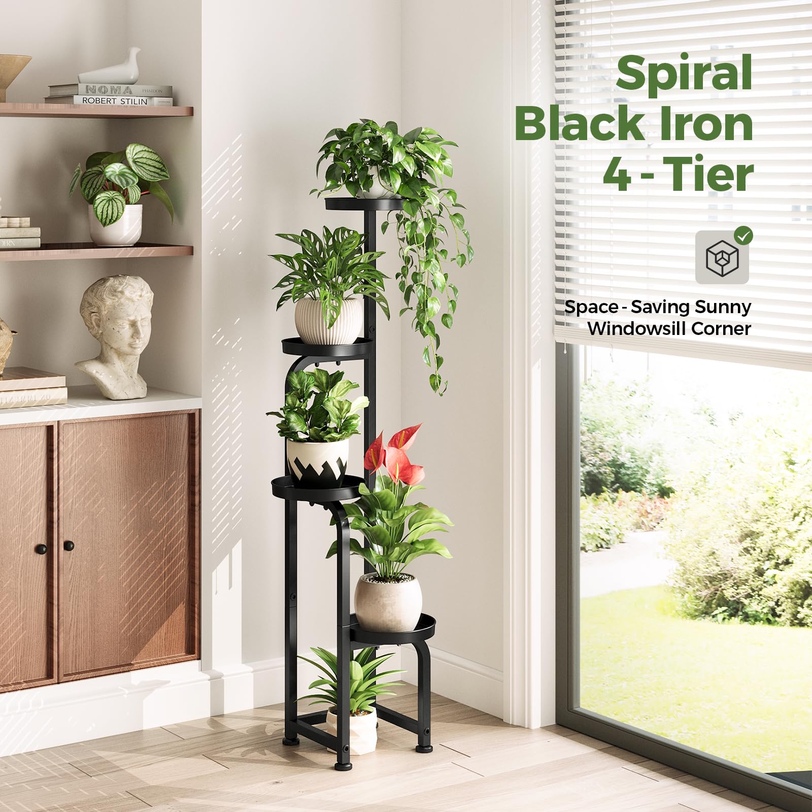 Bamworld estructura en espiral cuatro niveles que mejora la luz
