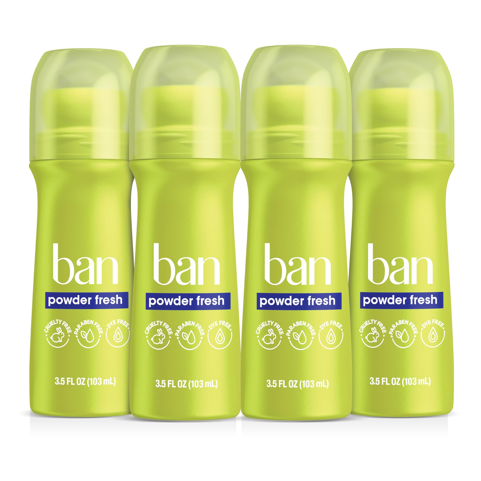 Ban roll-on frontal mostrando envase y acabado invisible