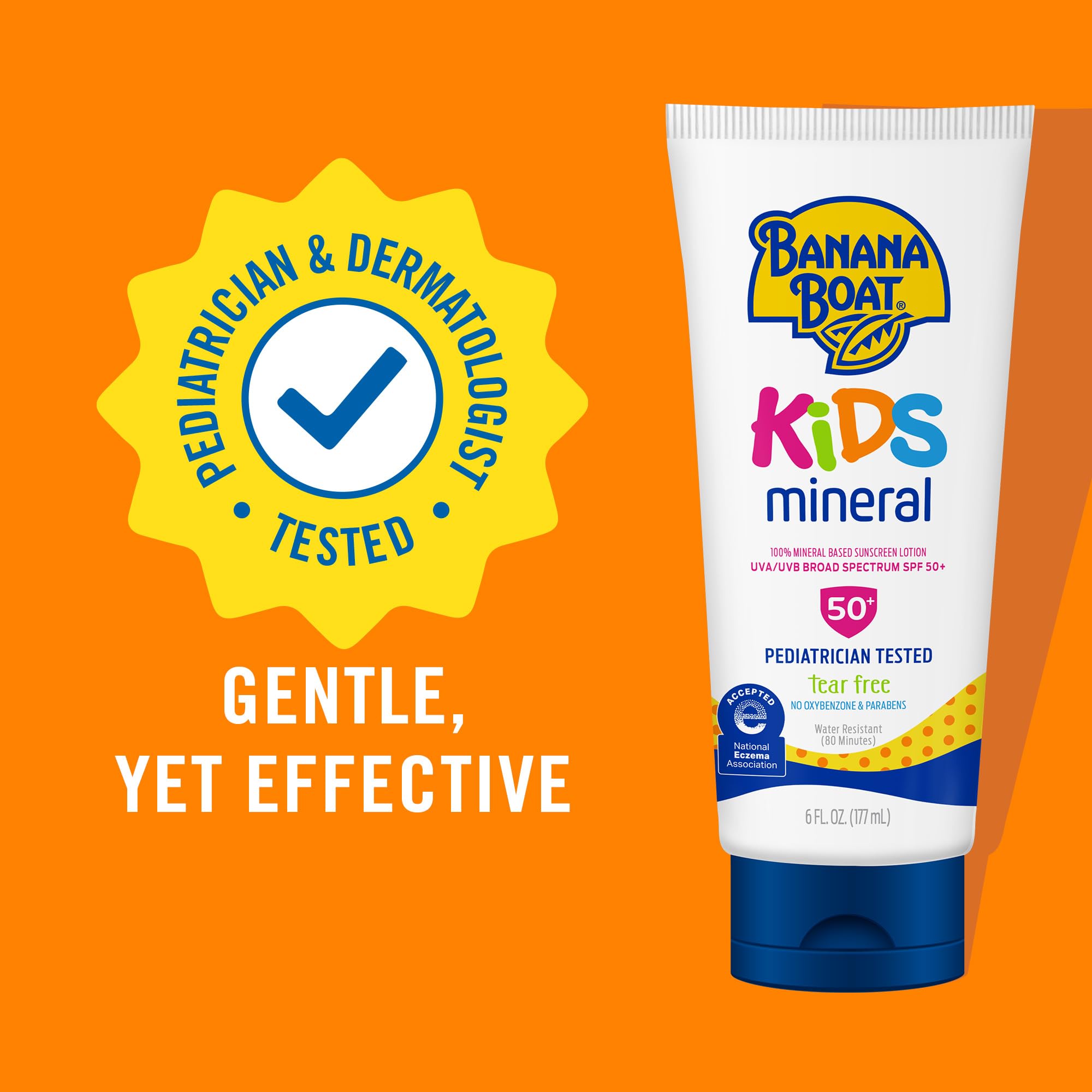 Banana Boat textura de la loción ligera y fácil de extender
